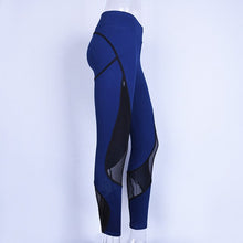 Load image into Gallery viewer, Blue Mesh Athleisure